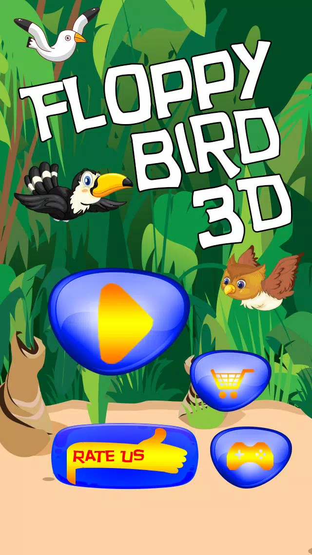Capturas de pantalla de Floppy Bird 3D - infinity running birds in sky