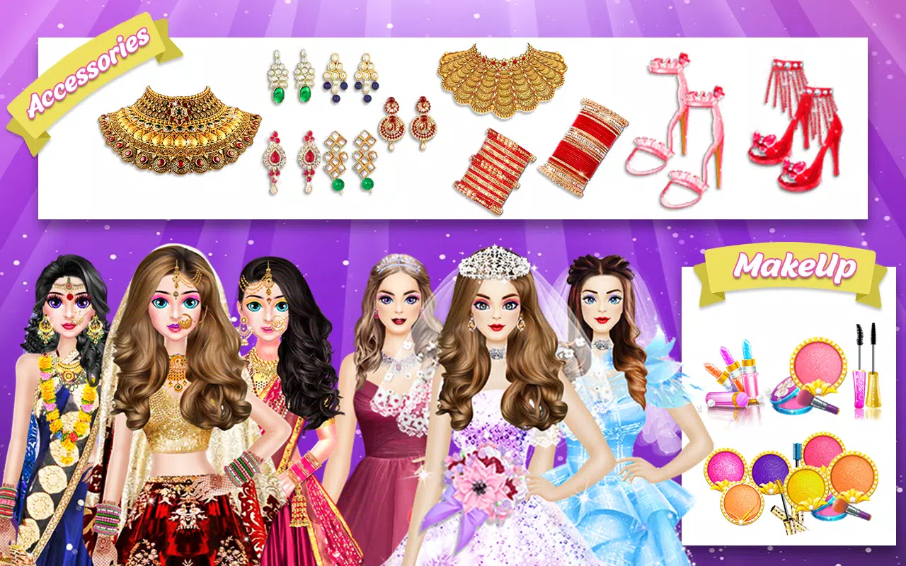 Indian Wedding Makeup Games Screenshots