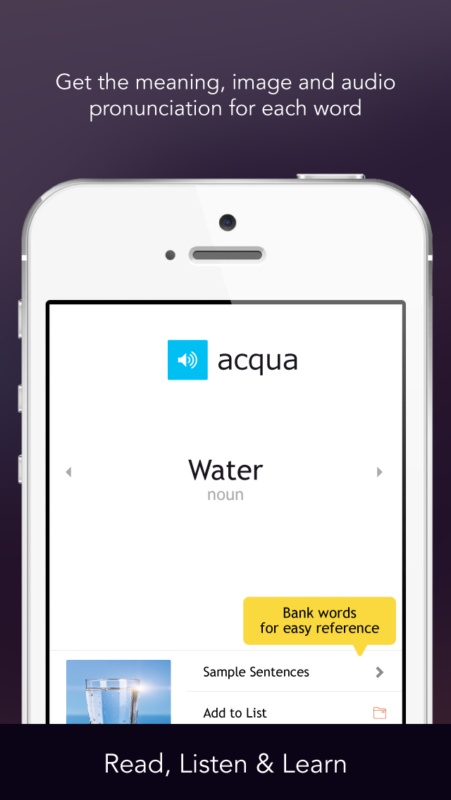 Learn Italian - Free WordPower Screenshots