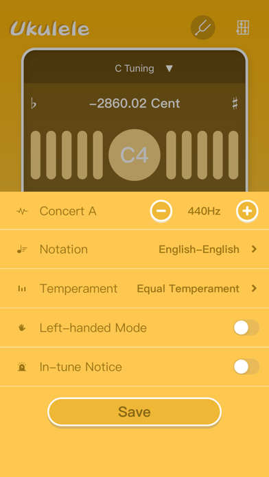 Ukulele Tuner - UkeTune Screenshots