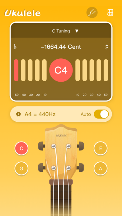 Ukulele Tuner - UkeTune Screenshots