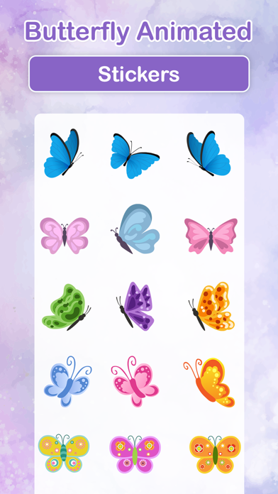 Butterfly Animated Stickers Screenshots