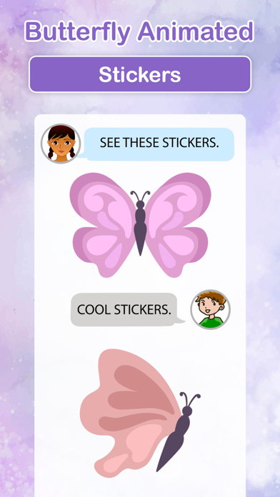 Butterfly Animated Stickers Screenshots