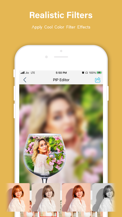 Pip Photo Editor, Stickers Screenshots
