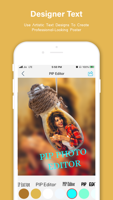 Pip Photo Editor, Stickers Screenshots