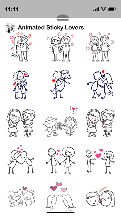 Animated Sticky Lovers Screenshots