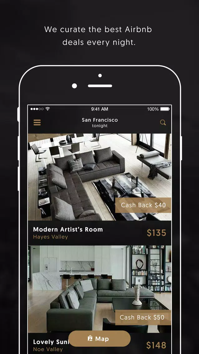 Capturas de tela do Instabed - Last-Minute Deals on Airbnb & Vacation Rentals