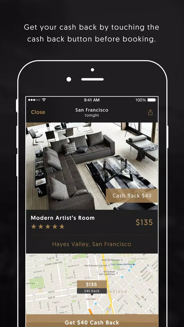 Capturas de tela do Instabed - Last-Minute Deals on Airbnb & Vacation Rentals
