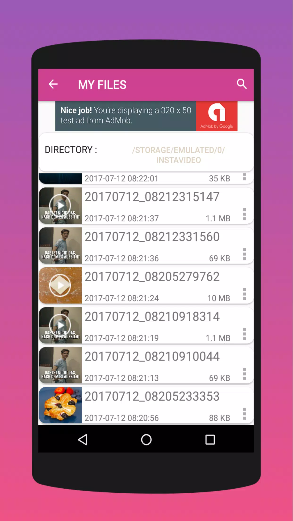 instadown - img and video loader 2018 स्क्रीनशॉट