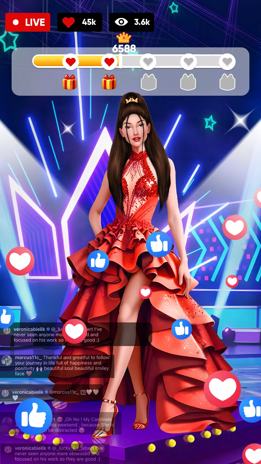 Left or Right: Bridal Dress up Screenshots