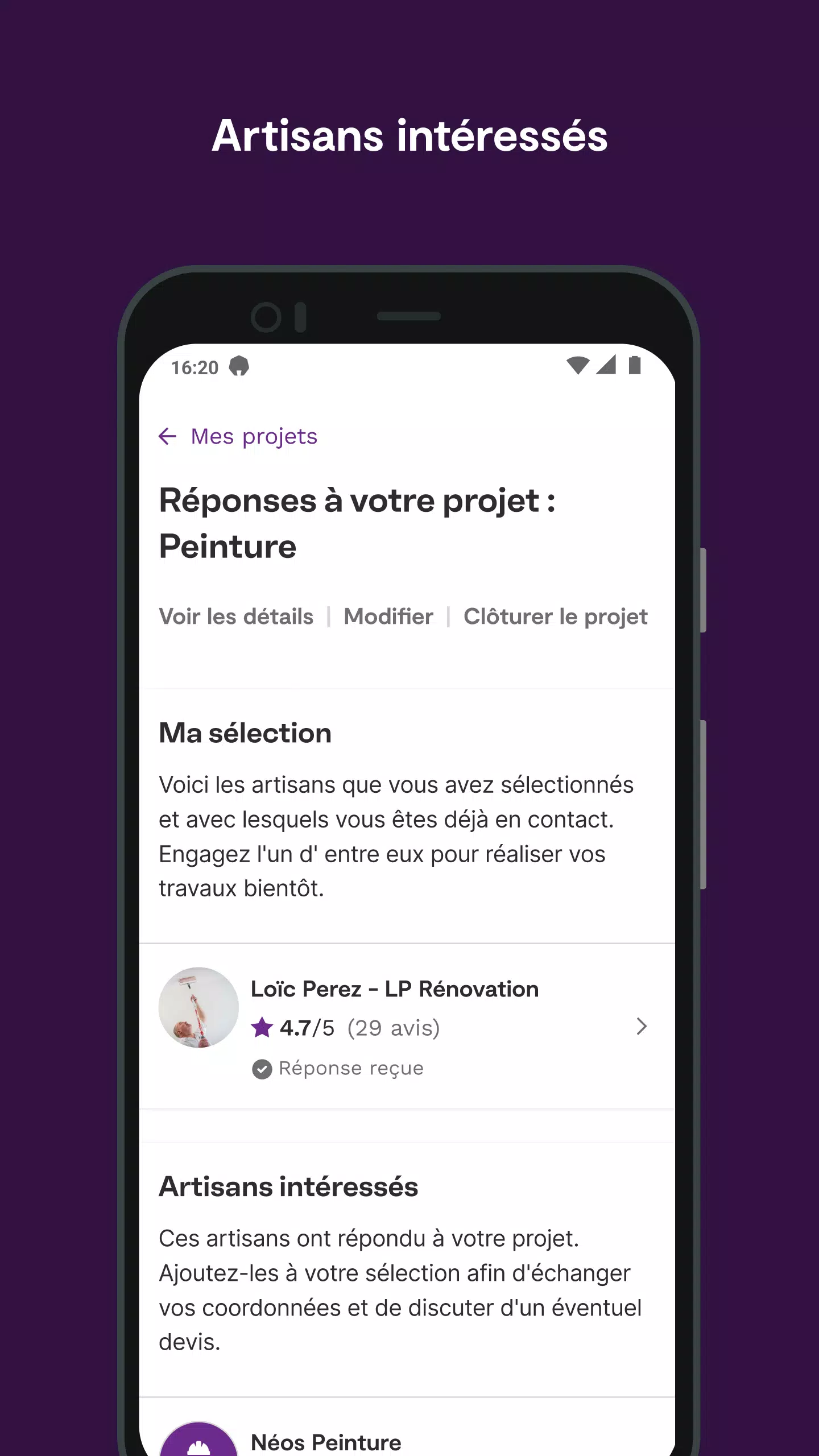 Travaux.com Screenshots