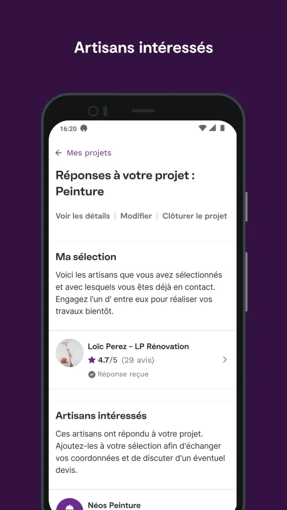 Travaux.com Screenshots