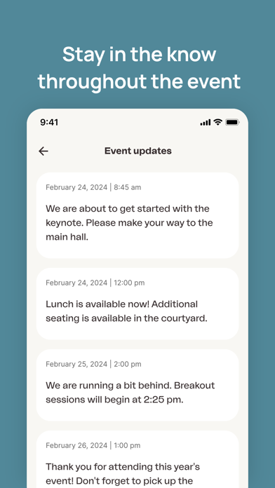 Instructure Events Screenshots