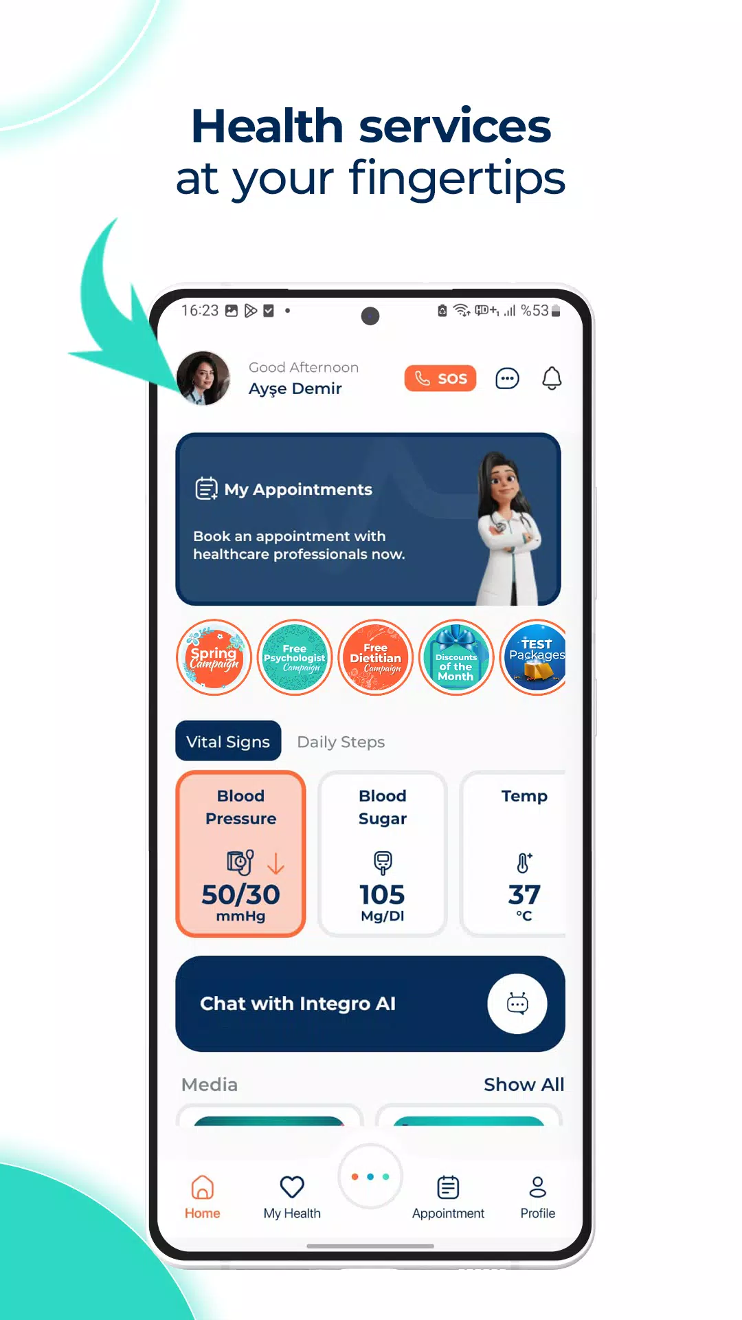 Integro Health Screenshots