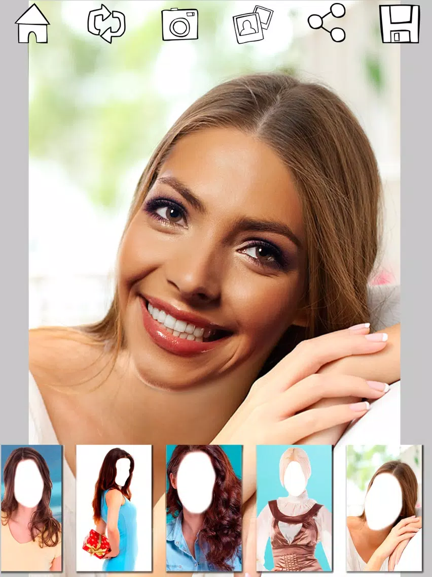 Makeover photo editor with hairstyles - Premium iPad Screenshots