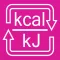 Calories to kilojoules and kJ to Cal converter