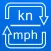Knots / Miles per hour Converter