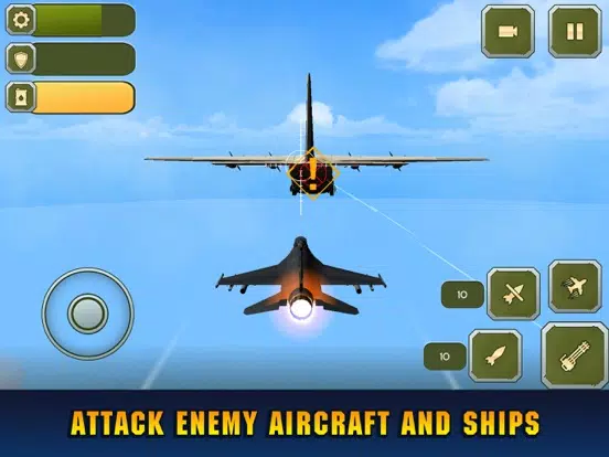 F16 Carrier Jet Flight Simulator iPad  स्क्रीनशॉट