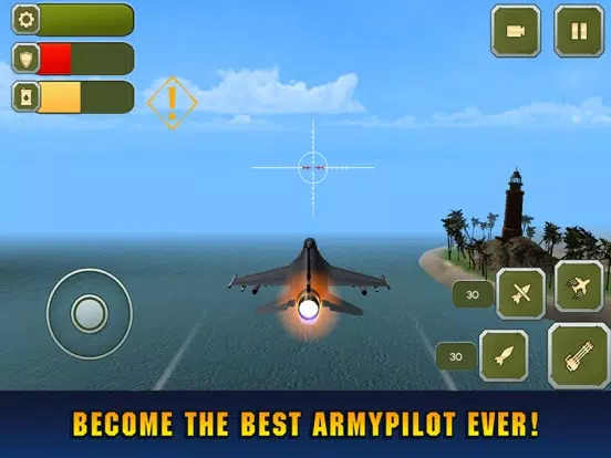 F16 Carrier Jet Flight Simulator iPad  स्क्रीनशॉट