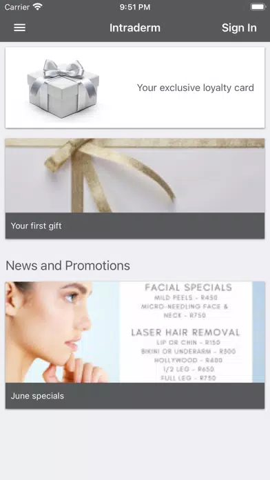 Intraderm Screenshots