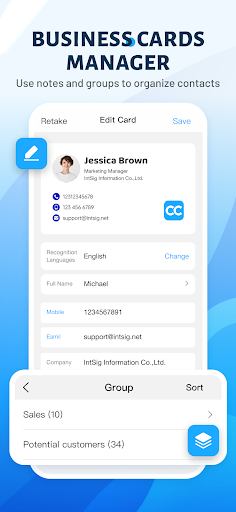 CamCard-Digital business card Screenshots