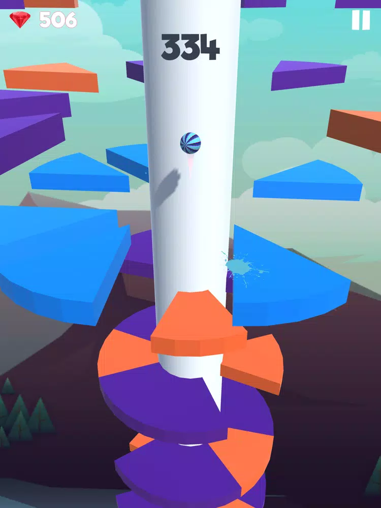 Super Helix Jumping Ball iPad Screenshots