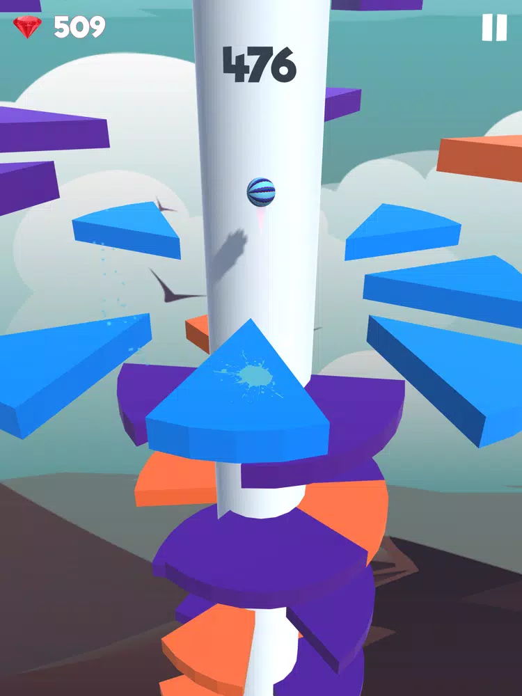 Super Helix Jumping Ball iPad Screenshots