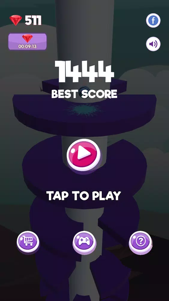 Super Helix Jumping Ball Screenshots