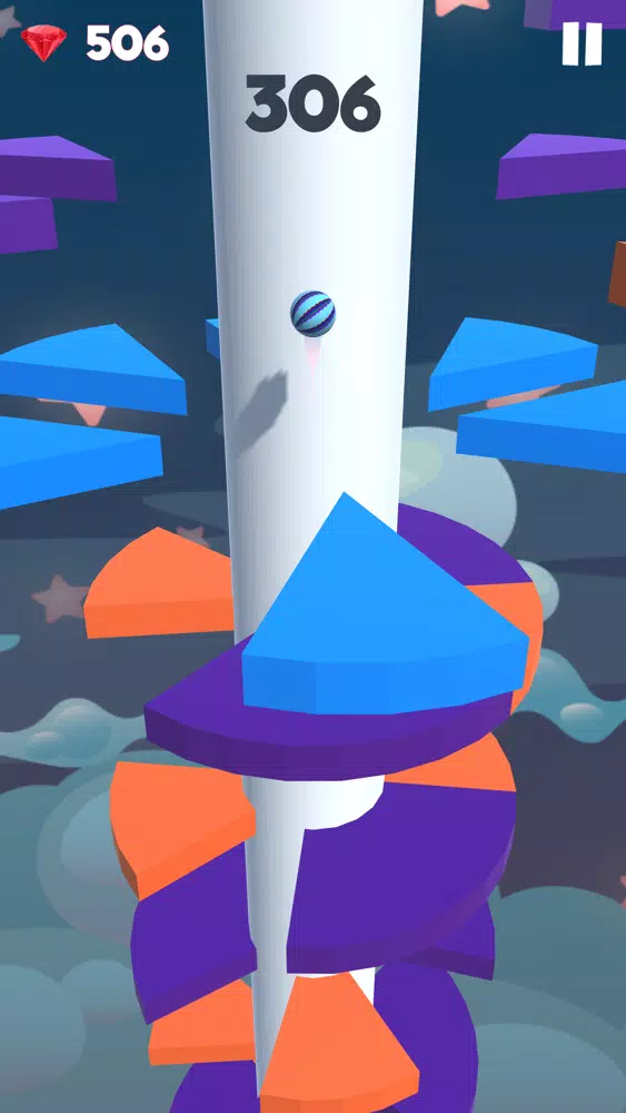 Super Helix Jumping Ball Screenshots