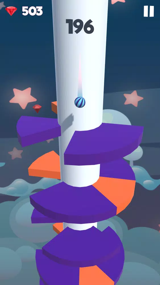 Super Helix Jumping Ball Screenshots