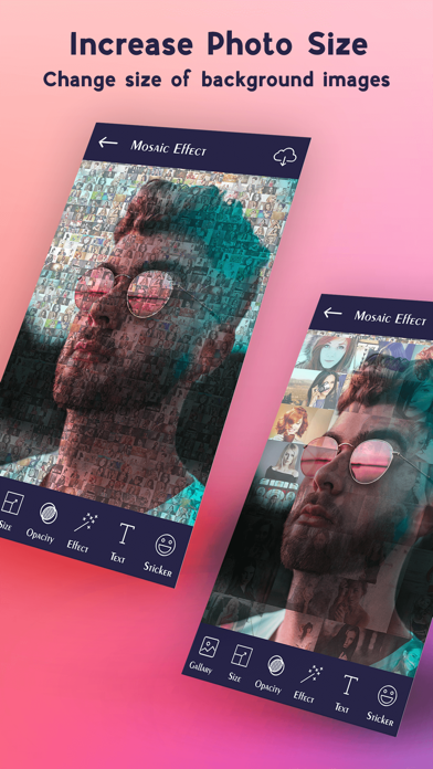 Mosaic Photo Collage Screenshots