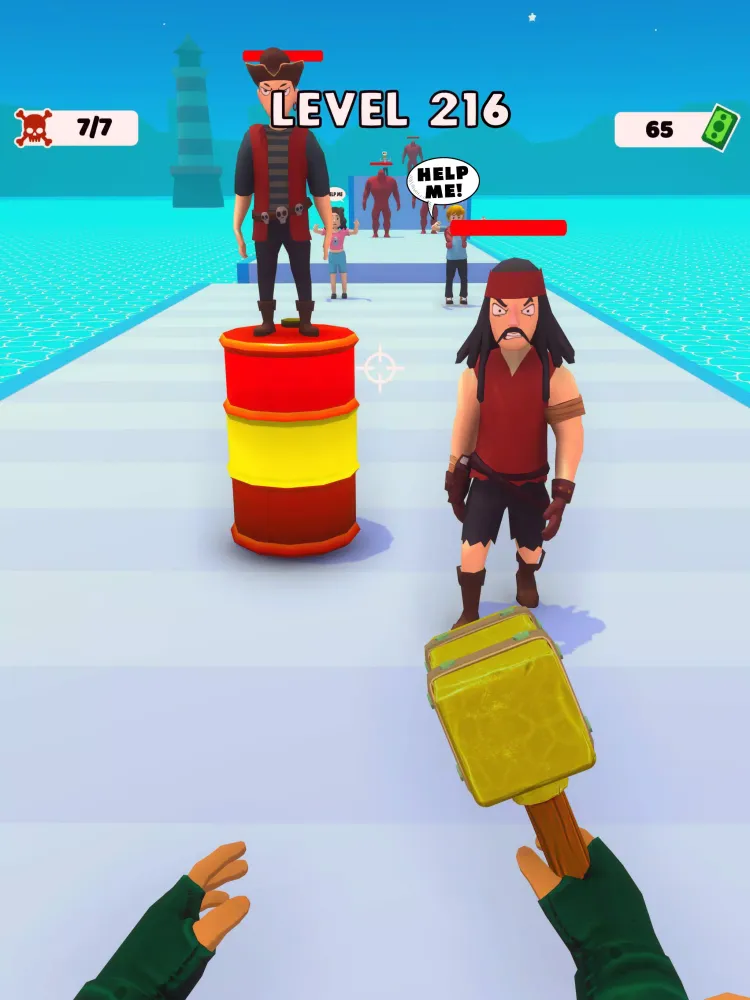 Hammer Hit Master Element Game Screenshots