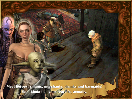 Capturas de pantalla de The Bard's Tale iPad 