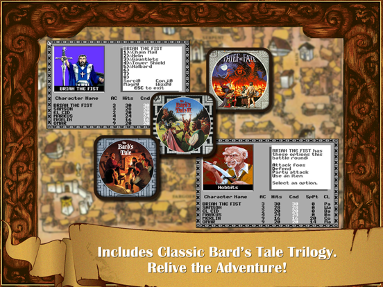 Capturas de pantalla de The Bard's Tale iPad 