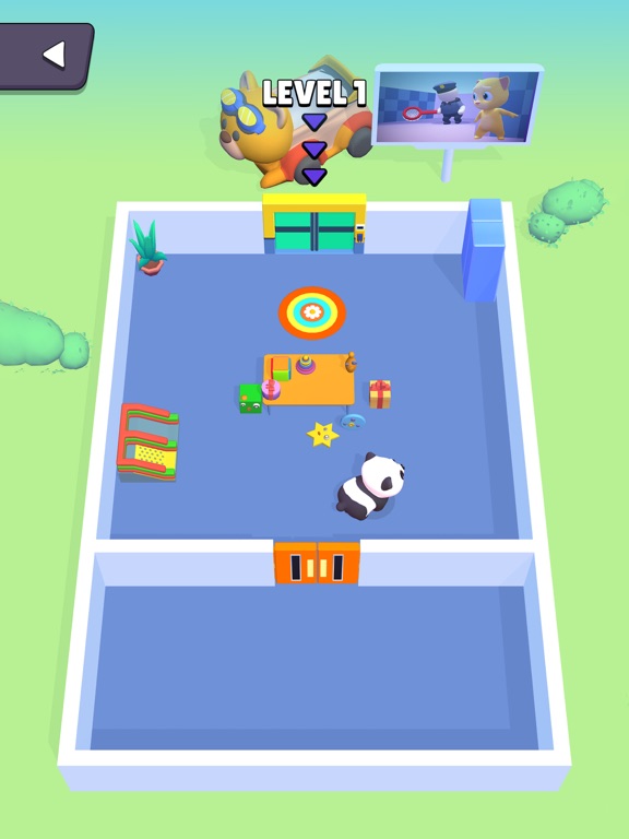 Tangkapan layar Bear Escape: Hide and seek iPad