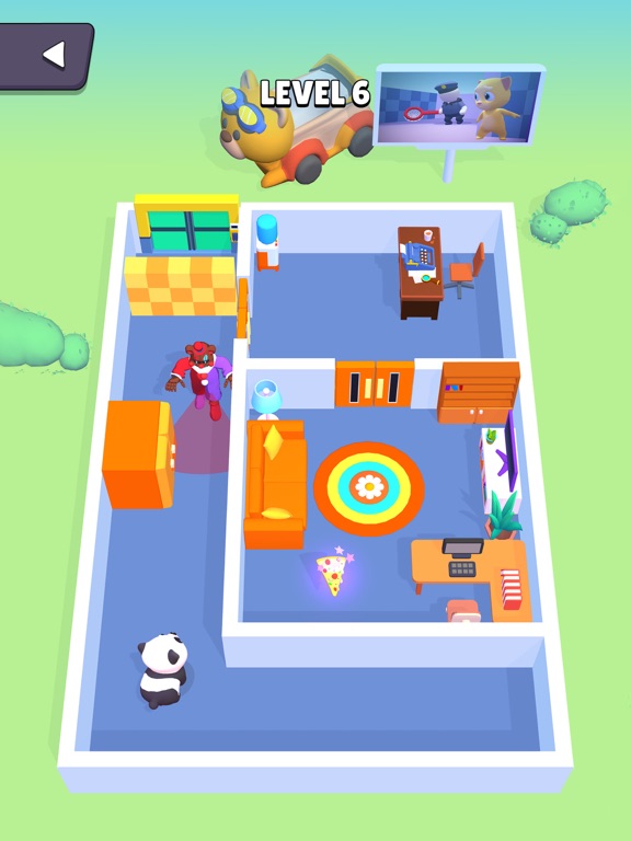 Tangkapan layar Bear Escape: Hide and seek iPad