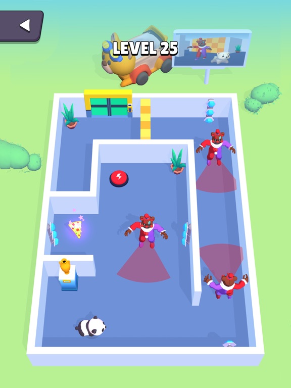 Tangkapan layar Bear Escape: Hide and seek iPad