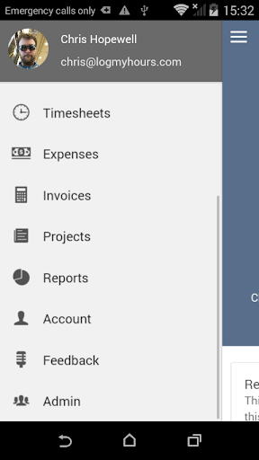 Screenshot di Log My Hours - Time Tracking