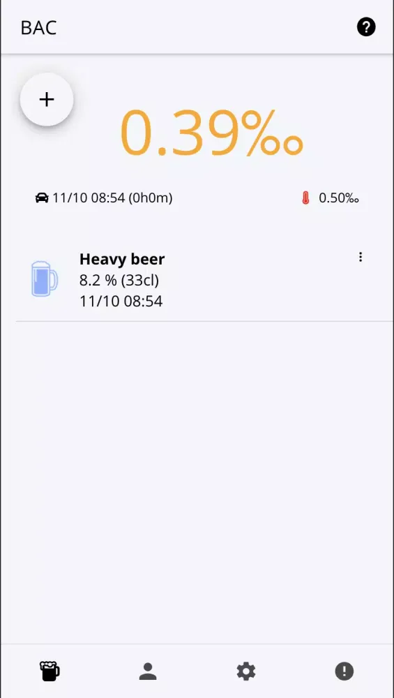 MyPromille Screenshots