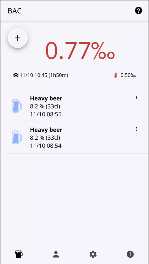 MyPromille Screenshots