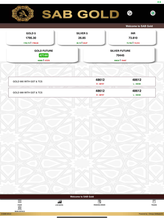 Sab Gold iPad Screenshots