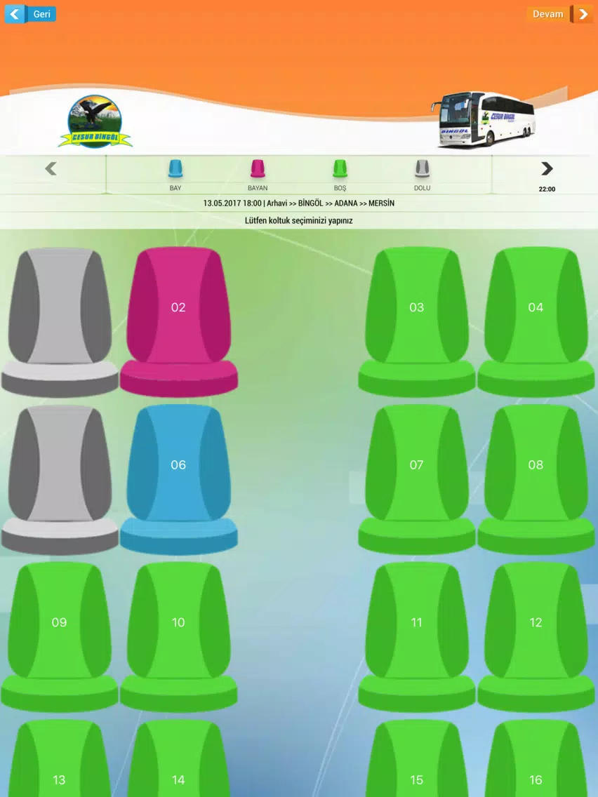 Cesur Bingöl Seyahat iPad Screenshots