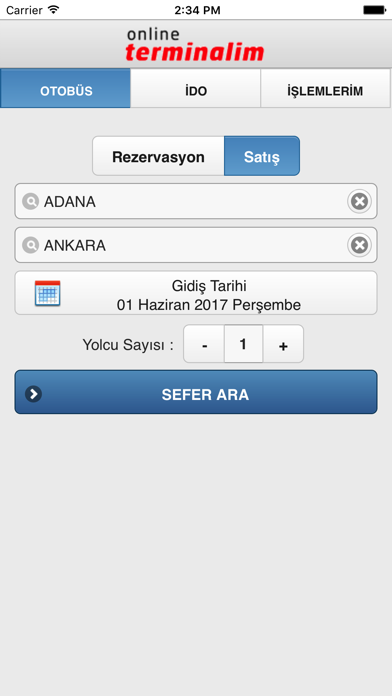 Terminalim - Otobüs Uçak Bileti Al Screenshots
