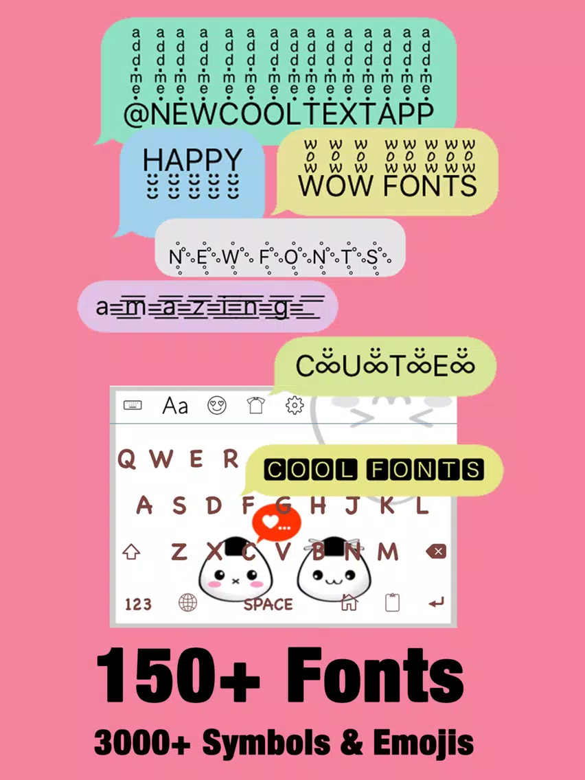 New Cool Text: Fonts FX,Emoji Font & Font Keyboard iPad Screenshots
