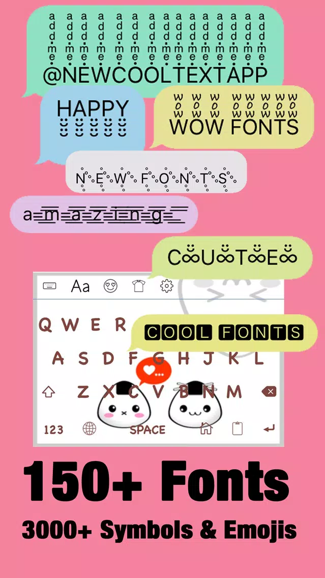 New Cool Text: Fonts FX,Emoji Font & Font Keyboard Screenshots