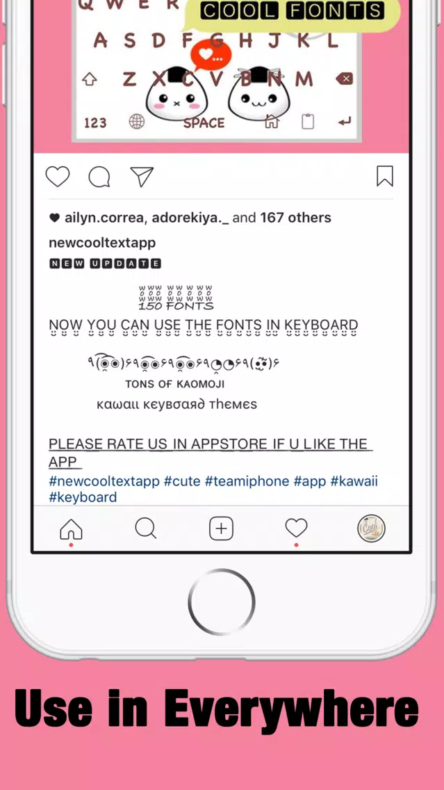 New Cool Text: Fonts FX,Emoji Font & Font Keyboard Screenshots