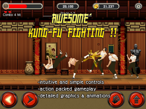 Tangkapan layar KungFu Quest - The Jade Tower iPad 