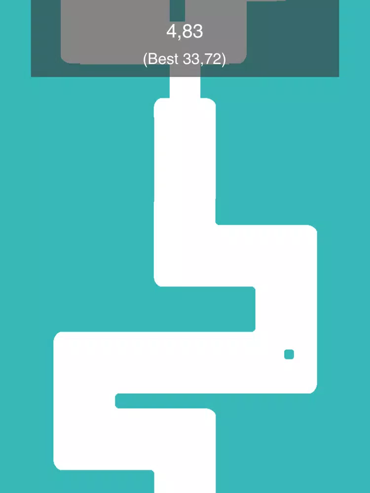 The White Line - Stay in the line and Don't Touch The Wall Game iPad Screenshots