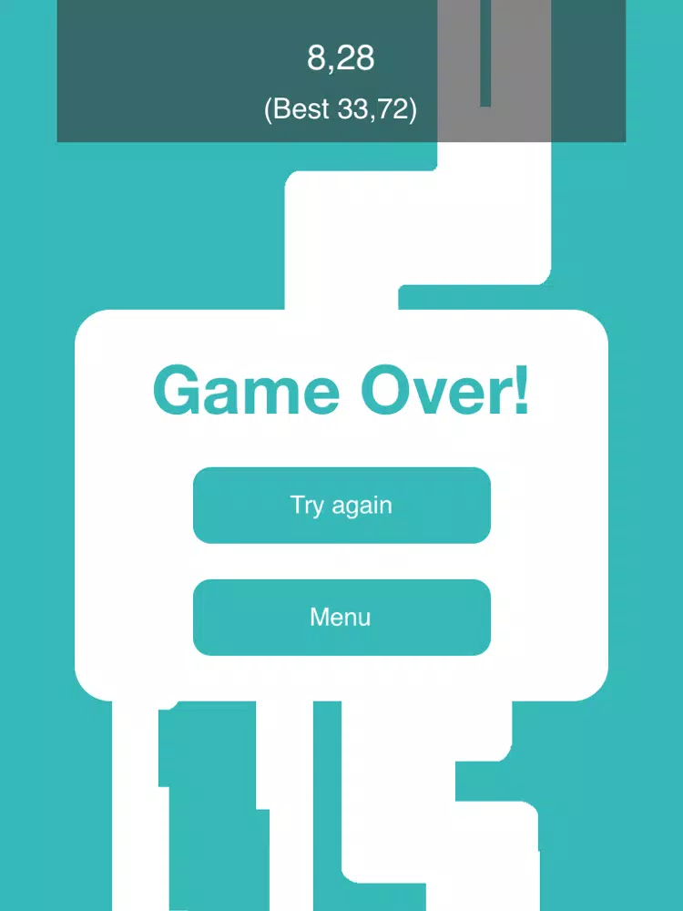 The White Line - Stay in the line and Don't Touch The Wall Game iPad Screenshots