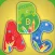 Puzzle shadow English alphabet